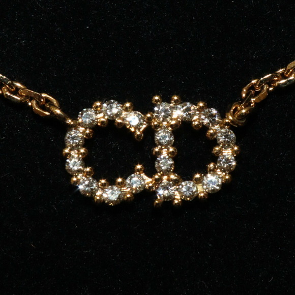 Christian Dior Clair D Lune Necklace Gold Plated Pearl - Picture 7 of 9